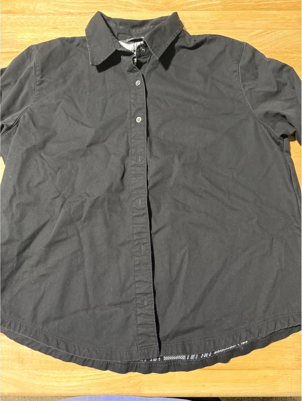 Women’s Riders by Lee Black Fleece Lined Shacket Jacket Size XL